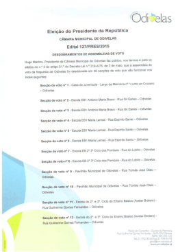 &ordf;Odi **elas - C&acirc;mara Municipal de Odivelas