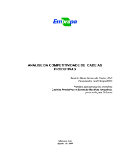 CASTRO, Antônio Maria Gomes de. Análise da