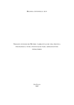 heloisa antonelli aun - Biblioteca Digital de Teses e Disserta&ccedil;&otilde;es da