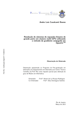 Andre Luis Cavalcanti Bueno Resoluç˜ao de sistemas de
