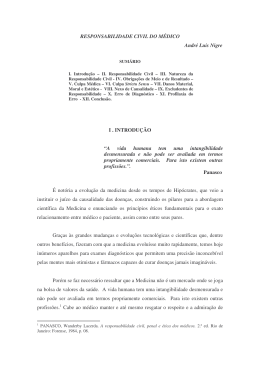 (Responsabilidade civil do m&eacute;dico