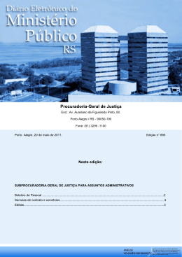 Procuradoria-Geral de Justiça - Ministério Público