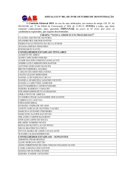 EDITAL DE INTIMA&Ccedil;&Atilde;O