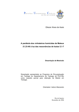 Eliezer Alves de Assis A par&aacute;bola dos vinhateiros homicidas de