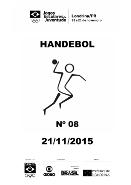 HANDEBOL 21/11/2015