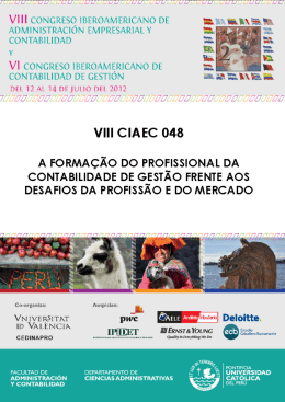 viii ciaec 048 a forma&ccedil;&atilde;o do profissional da contabilidade de gest&atilde;o