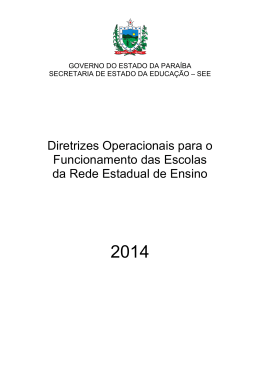 2014 - Governo da Para&iacute;ba