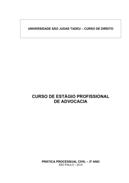 Apostila - Pr&aacute;tica Civil - segundo ano - 2014