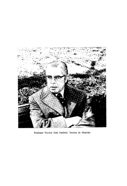 Professor Doutor José António Ferreira de Almeida