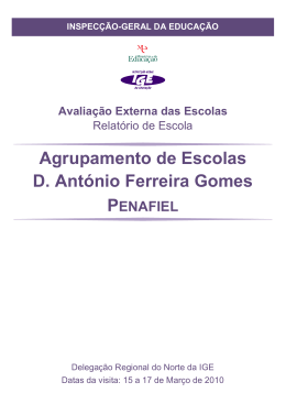 Agrupamento de Escolas D. Ant&oacute;nio Ferreira Gomes