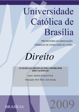 Antonio Ferreira Cesar - Universidade Católica de Brasília