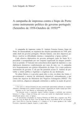 Salgado Matos - An&aacute;lise Social