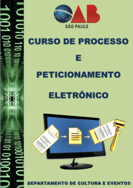 Curso de Processo e Peticionamento Eletrônico no