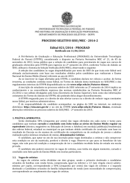 Edital 021/2014 - PROGRAD