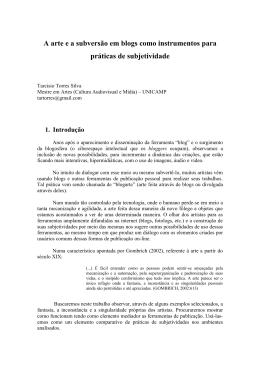 Resumo Ampliado para o II Simp&oacute;sio ABCiber