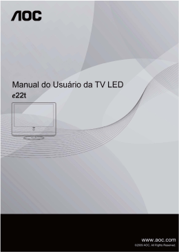 Informa&ccedil;&otilde;es importantes - AOC