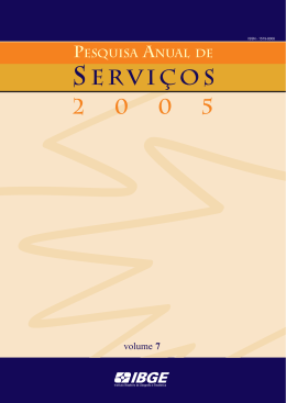 PAS 2005 - CEBRASSE | Central Brasileira do Setor de Serviços