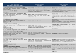 programa&ccedil;&atilde;o - Universidade Cat&oacute;lica de Bras&iacute;lia