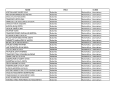 Lista de Classificáveis