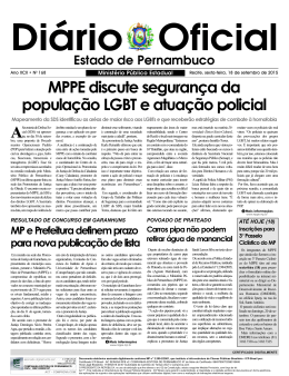 Di&aacute;rio Oficial do Estado