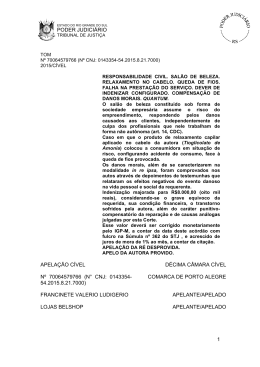 1 PODER JUDICI&Aacute;RIO APELA&Ccedil;&Atilde;O C&Iacute;VEL