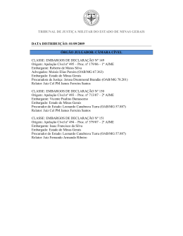 Apela&ccedil;&atilde;o C&iacute;vel n&ordm; 319 - Tribunal de Justi&ccedil;a Militar do Estado de