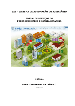 saj - Tribunal de Justi&ccedil;a de Santa Catarina