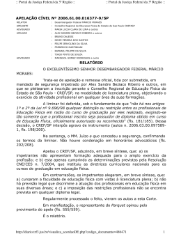 APELA&Ccedil;&Atilde;O C&Iacute;VEL N&ordm; 2006.61.00.016377