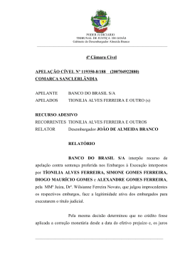 4&ordf; C&acirc;mara C&iacute;vel APELA&Ccedil;&Atilde;O C&Iacute;VEL N&ordm; 119350