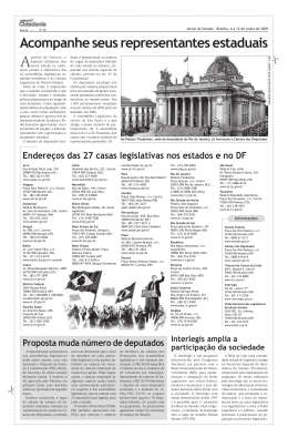 Acompanhe seus representantes estaduais