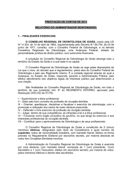 prestacao de contas 2013 - CRO-GO