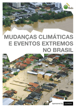 Mudan&ccedil;as Clim&aacute;ticas e Eventos Extremos no Brasil
