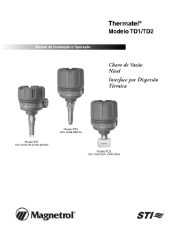 Thermatel&reg; Modelo TD1/TD2