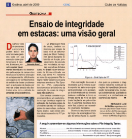 Ensaio de integridade em estacas: uma vis&atilde;o geral