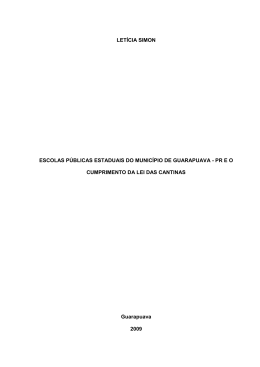 Escolas p&uacute;blicas estaduais do munic&iacute;pio de Guarapuava