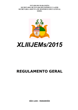 Regulamento JEMs 2015