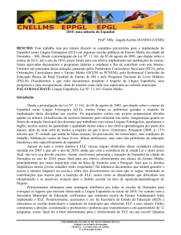 2010: uma odiss&eacute;ia do Espanhol