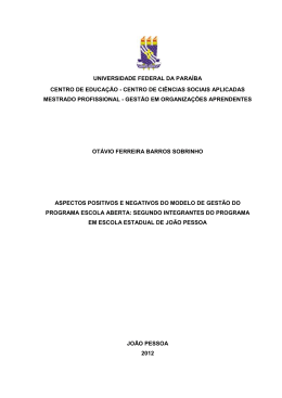 gest&atilde;o - DSpace/UFPB (REI) - Universidade Federal da Para&iacute;ba