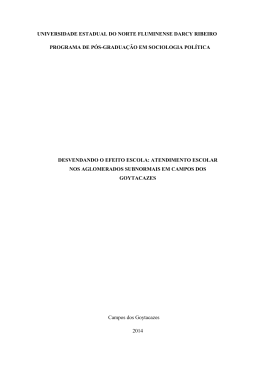 desvendando o efeito escola