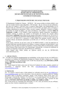 Salvador - Governo do Estado da Bahia