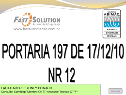 NORMA REGULAMENTADORA NR - 12