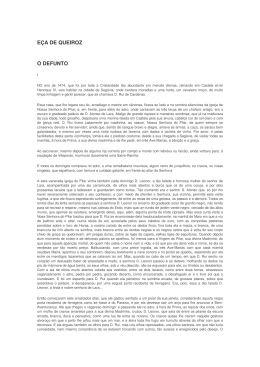 E&Ccedil;A DE QUEIROZ O DEFUNTO