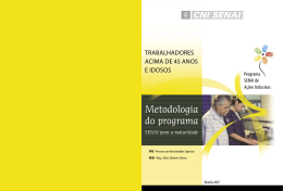 SENAI para a Maturidade