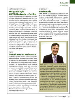 Pós-graduação ABTCP/Mackenzie – Curitiba