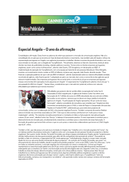Especial Angola &ndash; O ano da afirma&ccedil;&atilde;o