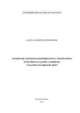 O ensino de conceitos geom&eacute;tricos no 2&ordm; ano do Ensino