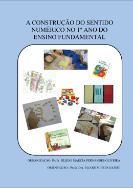 a constru&ccedil;&atilde;o do sentido num&eacute;rico no 1&ordm; ano do ensino