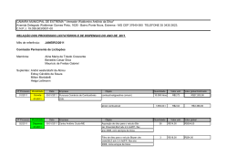 Processos Licitat&oacute;rios 2011