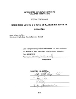 Tese em vol. - Wilson da Silva