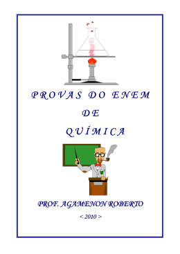 PROVAS DO ENEM-QU&Iacute;MICA - Qu&iacute;mica
